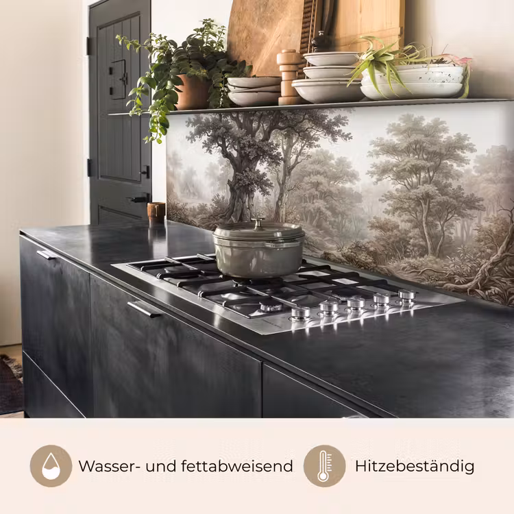 Natuur - Bos - Eik keuken achterwand 2 middel -usp_DE