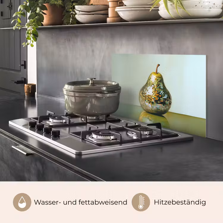 Fruit - Disco - Art - Glitter keuken achterwand spatscherm klein -usp_DE