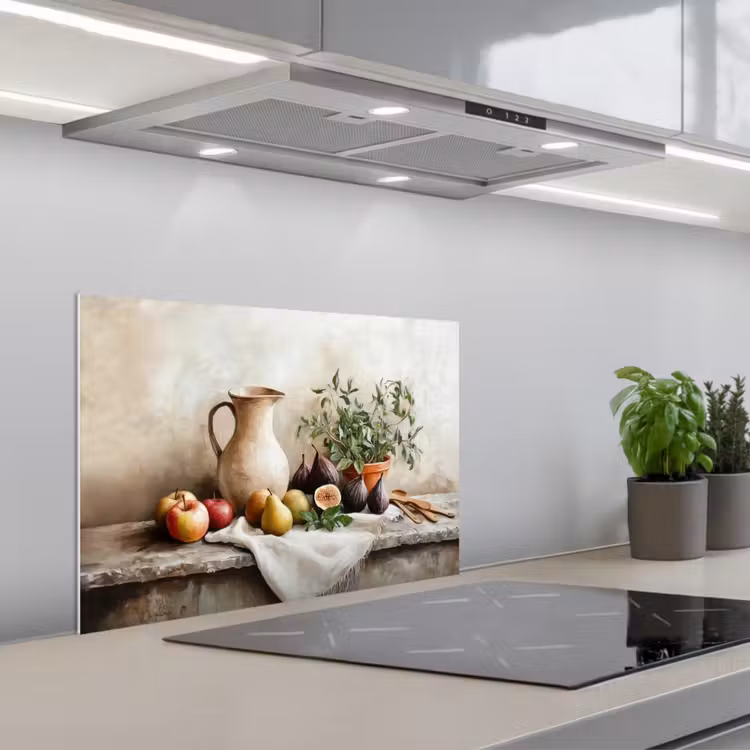 Fruit - Kruiden - Landelijk keuken achterwand spatscherm klein -3d_schuin