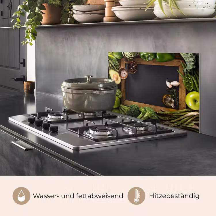 Fruit - Krijtbord - Groente keuken achterwand spatscherm klein -usp_DE