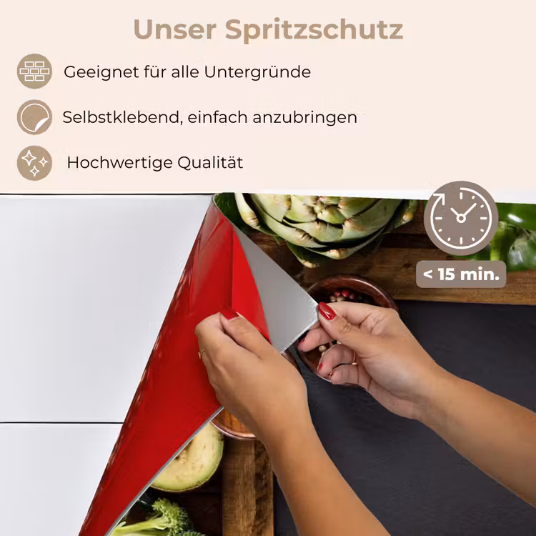 Fruit - Krijtbord - Groente keuken achterwand spatscherm klein -spatscherm_DE