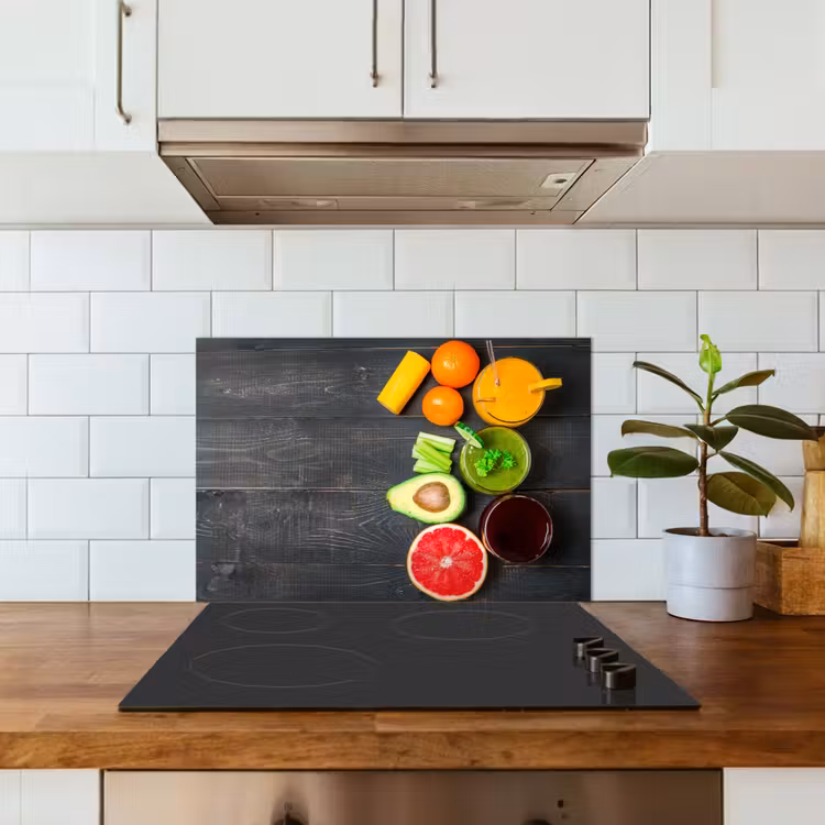 Fruit - Smoothie - Industrieel - Zomer keuken achterwand spatscherm klein -sfeer2