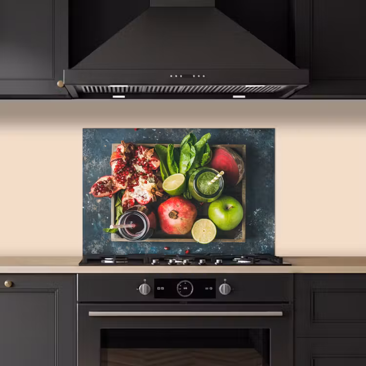 Fruitkist - Fruit - Smoothie keuken achterwand spatscherm klein -sfeer1
