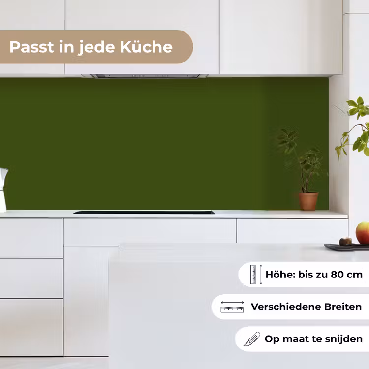 Olive - Drab - Groen keuken achterwand 2 middel 871 -sfeer4_DE