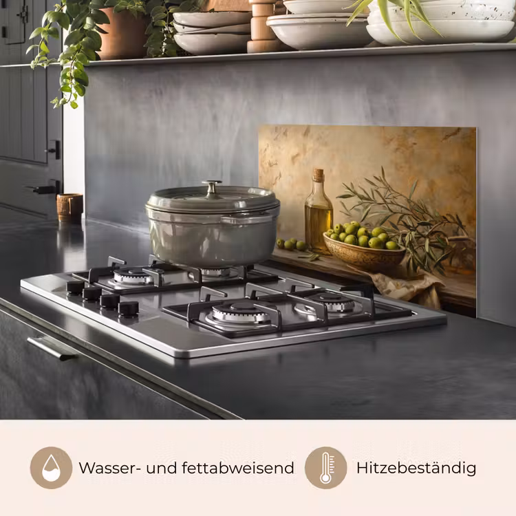 Olijven - Stilleven - Vintage keuken achterwand spatscherm klein -usp_DE