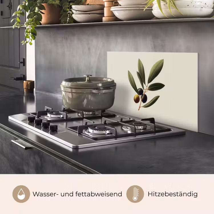 Olijftak - Donkergroen - Olijven keuken achterwand spatscherm klein -usp_DE