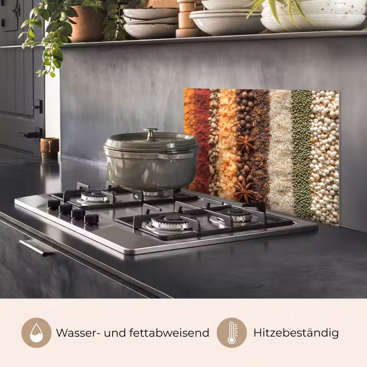 Banen - Verticaal - Kruiden - Variatie keuken achterwand spatscherm klein -usp_DE