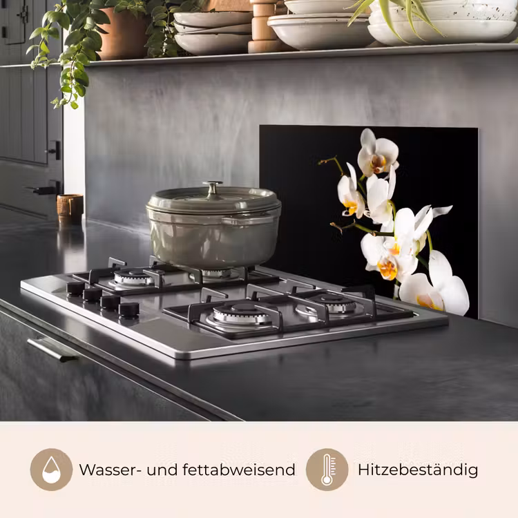 Orchidee - Bloemen - Planten - Botanisch keuken achterwand spatscherm klein -usp_DE