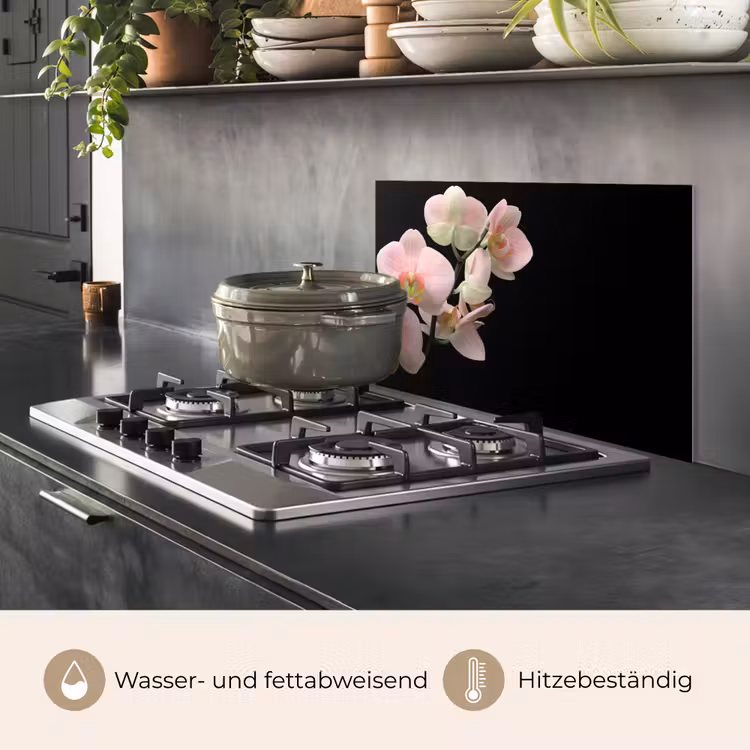 Orchidee - Bloemen - Roze - Stilleven - Flora keuken achterwand spatscherm klein -usp_DE