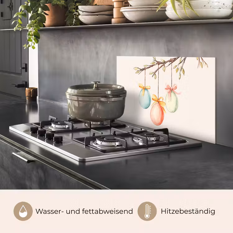 Paastak - Strikje - Eieren keuken achterwand spatscherm klein -usp_DE