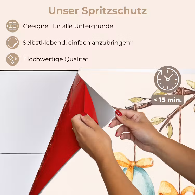 Paastak - Strikje - Eieren keuken achterwand spatscherm klein -spatscherm_DE