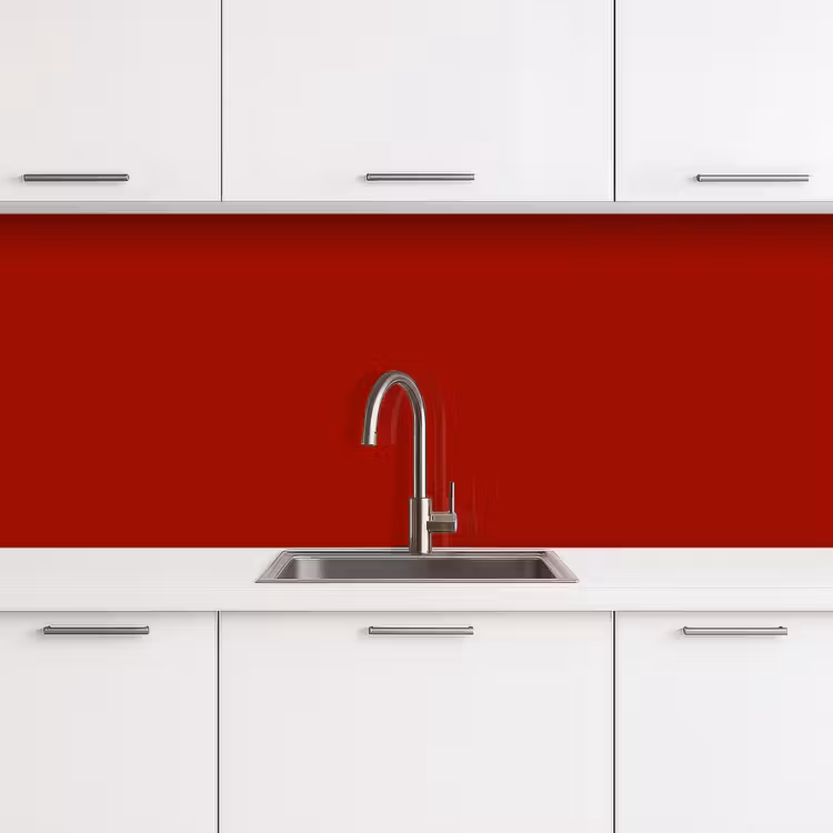 Oxblood - Maroon - Rood keuken achterwand 2 middel 871 -3d