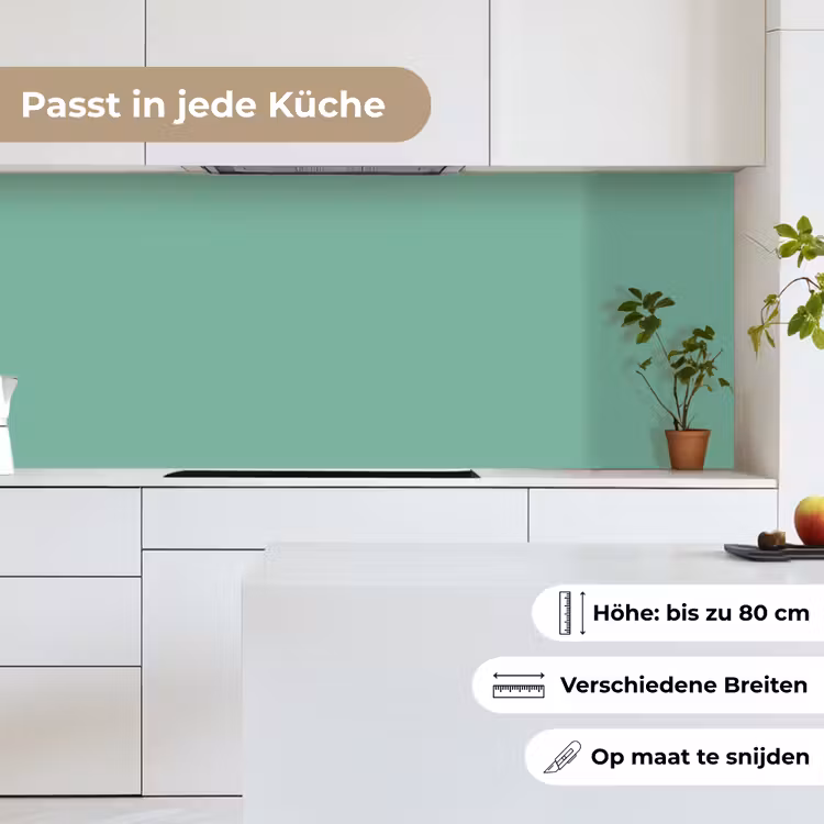 Ocean - Jade - Groen keuken achterwand 2 middel 871 -sfeer4_DE