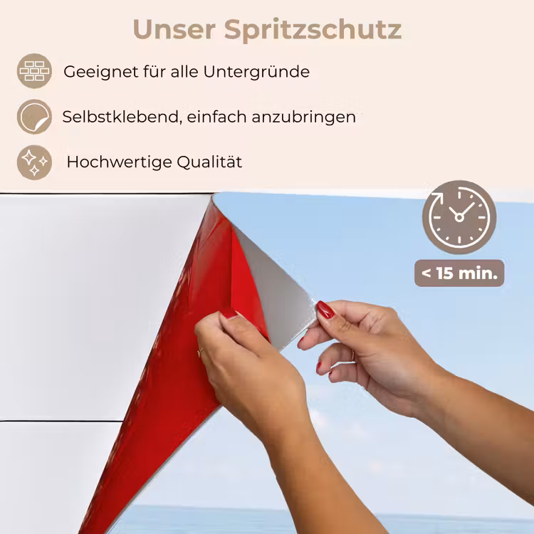 Palmbomen - Pad - Horizon keuken achterwand spatscherm klein -spatscherm_DE