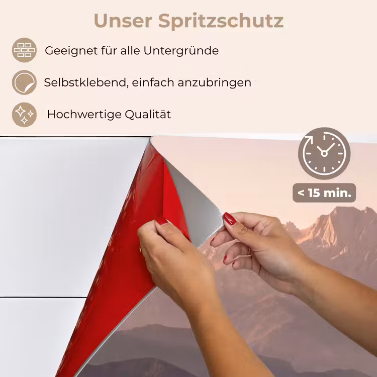Panorama - Landschap - Bergen keuken achterwand spatscherm klein -spatscherm_DE