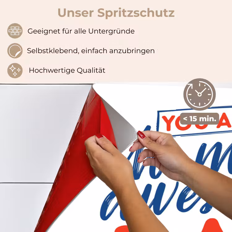 Papa - Vaderdag - Spreuken keuken achterwand spatscherm klein -spatscherm_DE
