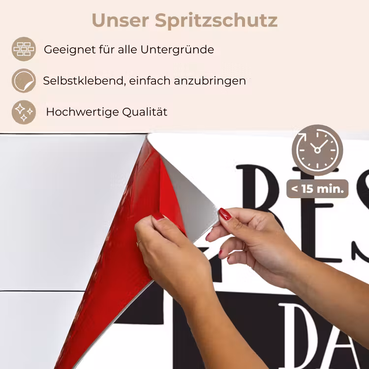 Papa - Quote - Beste papa keuken achterwand spatscherm klein -spatscherm_DE