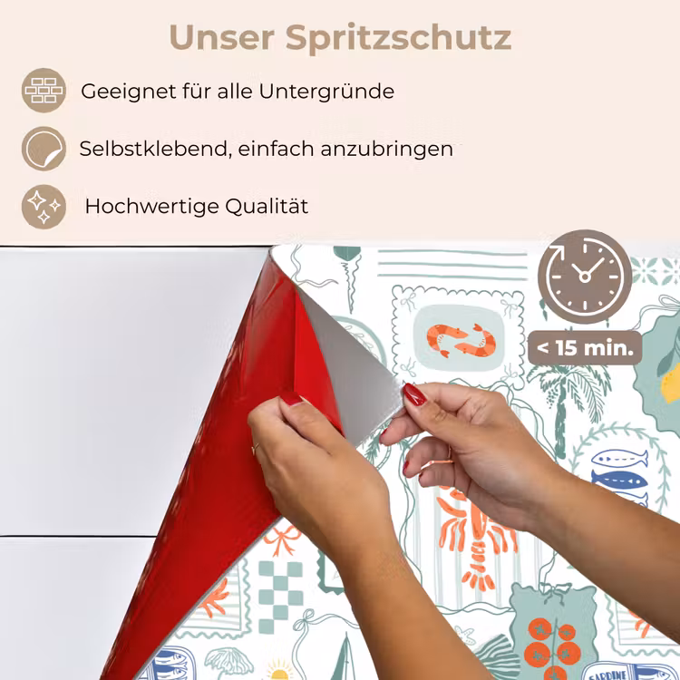 Zee - Sfeer - kreeft - Citroen keuken achterwand spatscherm klein 900 -spatscherm_DE