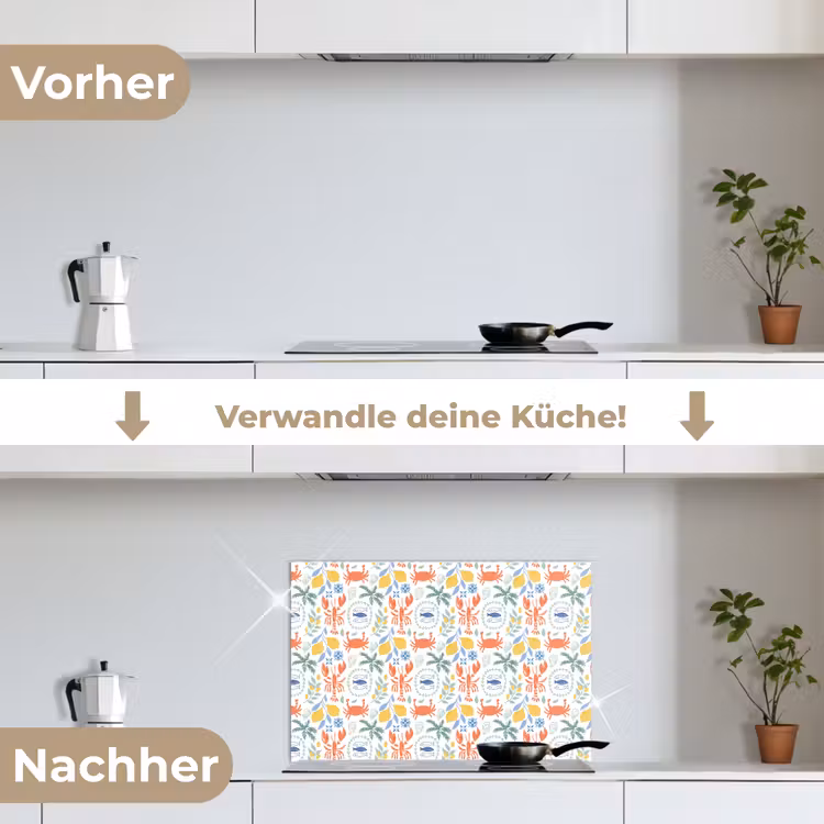 Zee - Sfeer - Citroen - Vis keuken achterwand spatscherm klein 900 -voor_na_DE