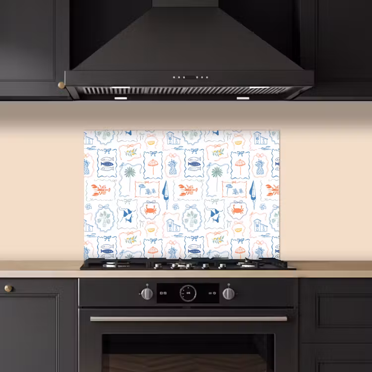 Zee - Sfeer - Strand - Multi keuken achterwand spatscherm klein 900 -sfeer1