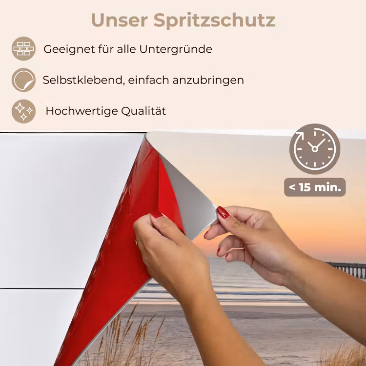 Pier - Zonsondergang - Strand keuken achterwand spatscherm klein -spatscherm_DE