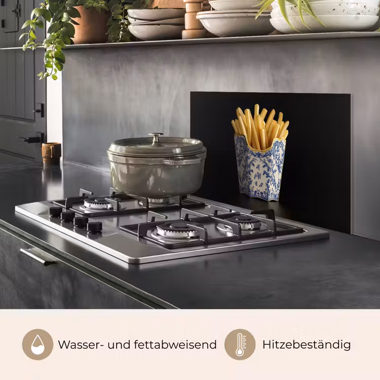 Friet - Porselein - Delfts blauw - Eten keuken achterwand spatscherm klein -usp_DE
