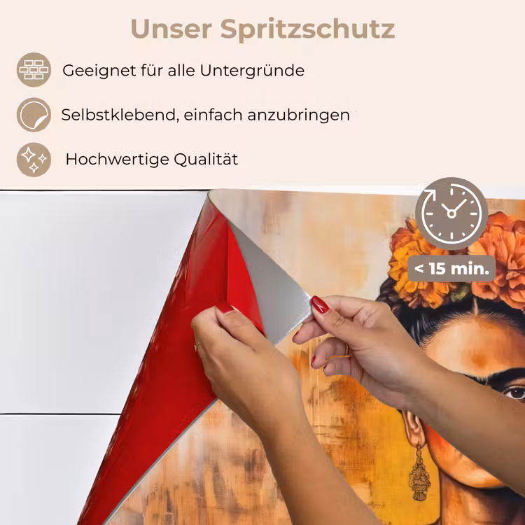 Portret - Sieraden - Schilderachtig keuken achterwand spatscherm klein -spatscherm_DE