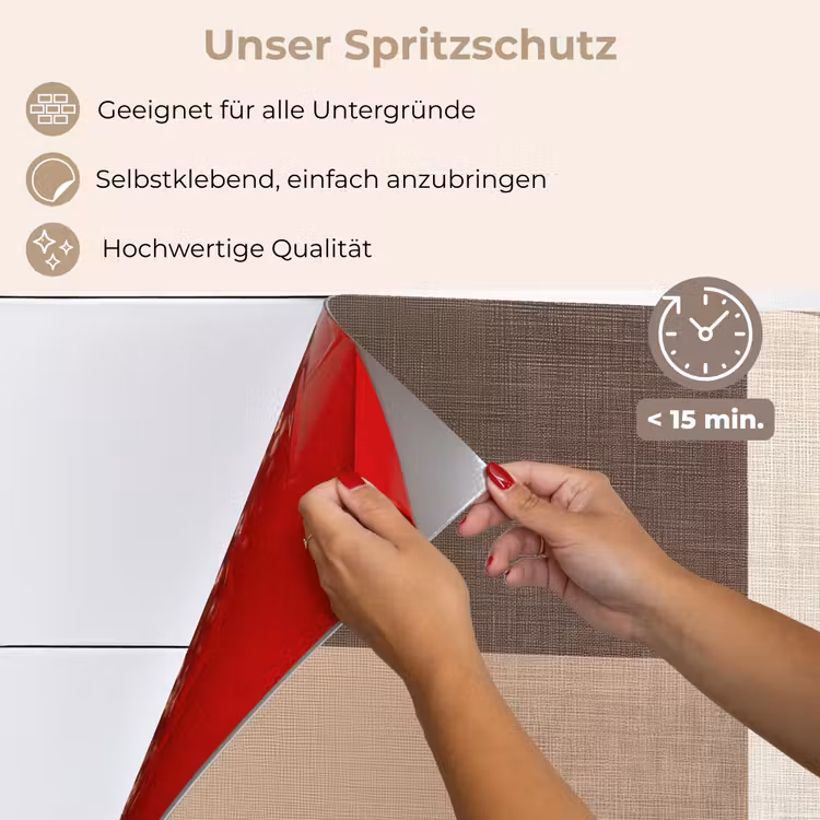 Raster - Halve cirkels - Contrast keuken achterwand spatscherm klein -spatscherm_DE
