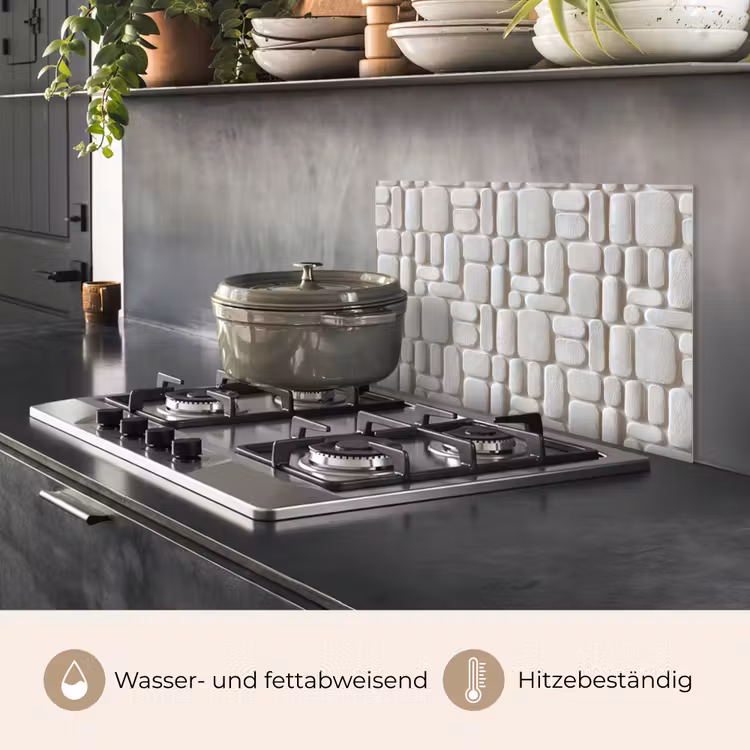 Reliëf - Structuur - Wit keuken achterwand spatscherm klein 900 -usp_DE