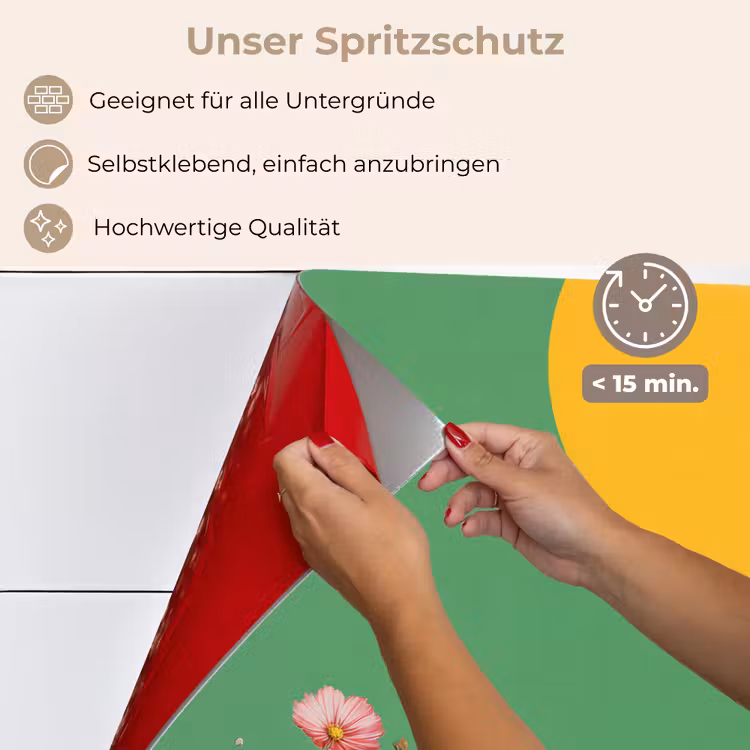 Retro - Meisje - Kat - Zon keuken achterwand spatscherm klein -spatscherm_DE