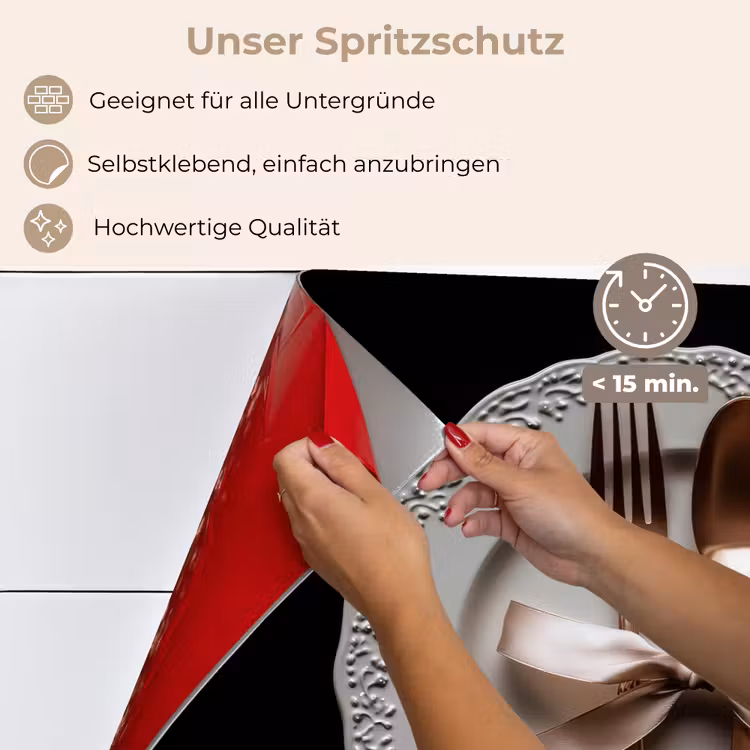 Rose - Strik - Bestek keuken achterwand spatscherm klein -spatscherm_DE