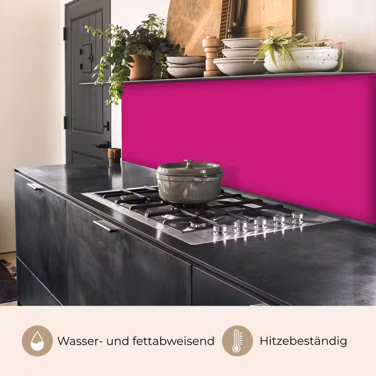 Velvet - Magenta - Roze keuken achterwand 2 middel 871 -usp_DE