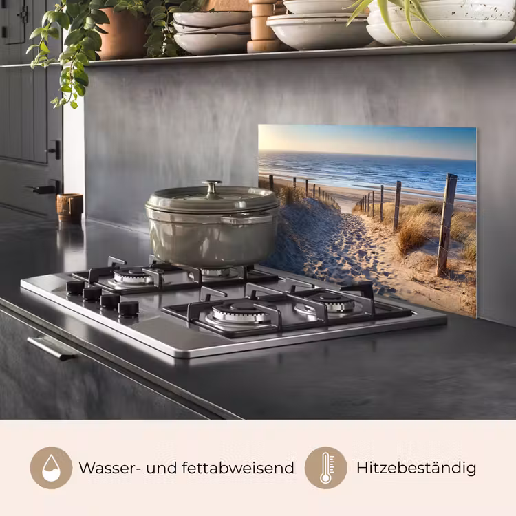 Zand - Strand - Duin - Zee - Zomer keuken achterwand spatscherm klein -usp_DE