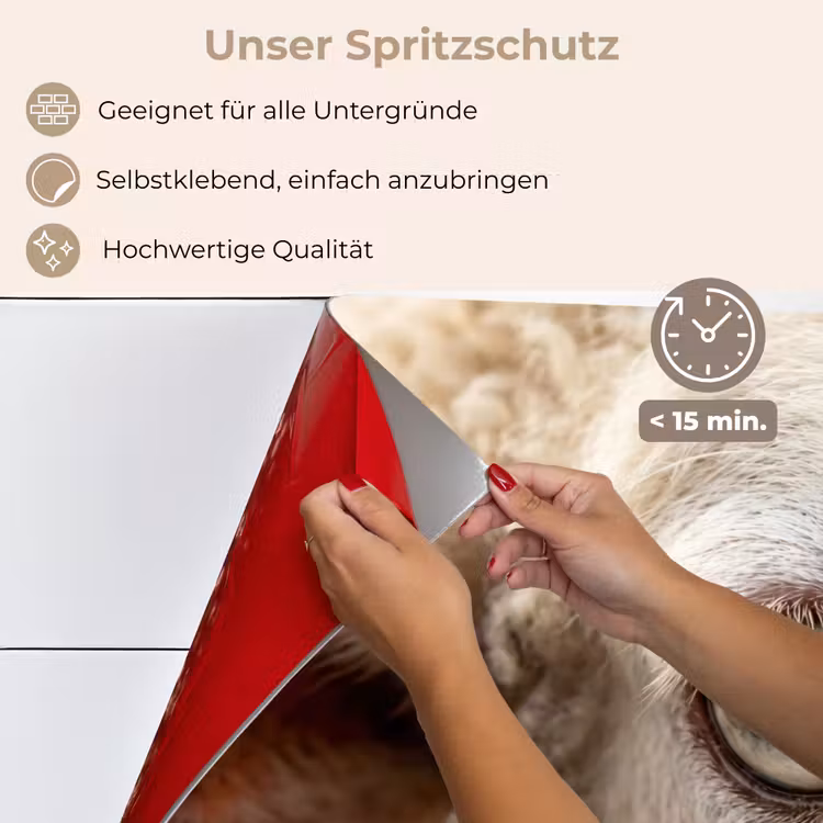 Schaap - Oog - Wit keuken achterwand spatscherm klein -spatscherm_DE