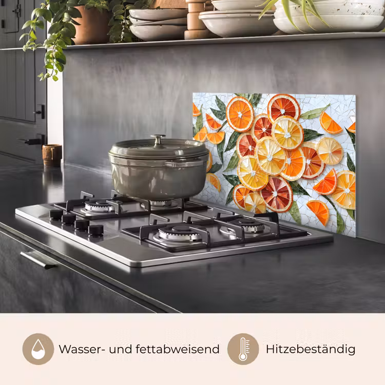 Schijfjes - Fruit - Oranje - Mozaïek keuken achterwand spatscherm klein -usp_DE