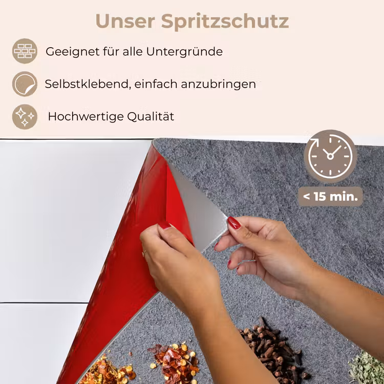 Pollepel - Kruiden - Specerijen - Industrieel keuken achterwand spatscherm klein -spatscherm_DE