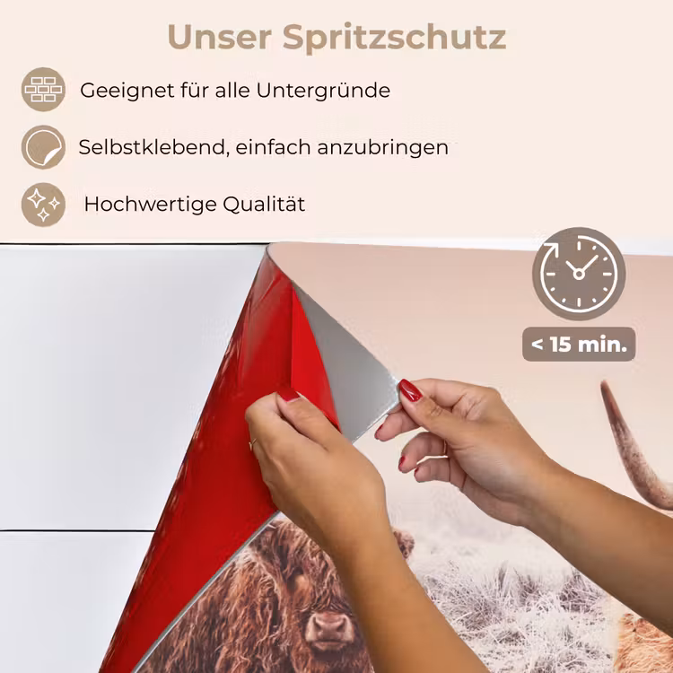 Schotse hooglanders - Licht - Lucht - Natuur keuken achterwand spatscherm klein -spatscherm_DE