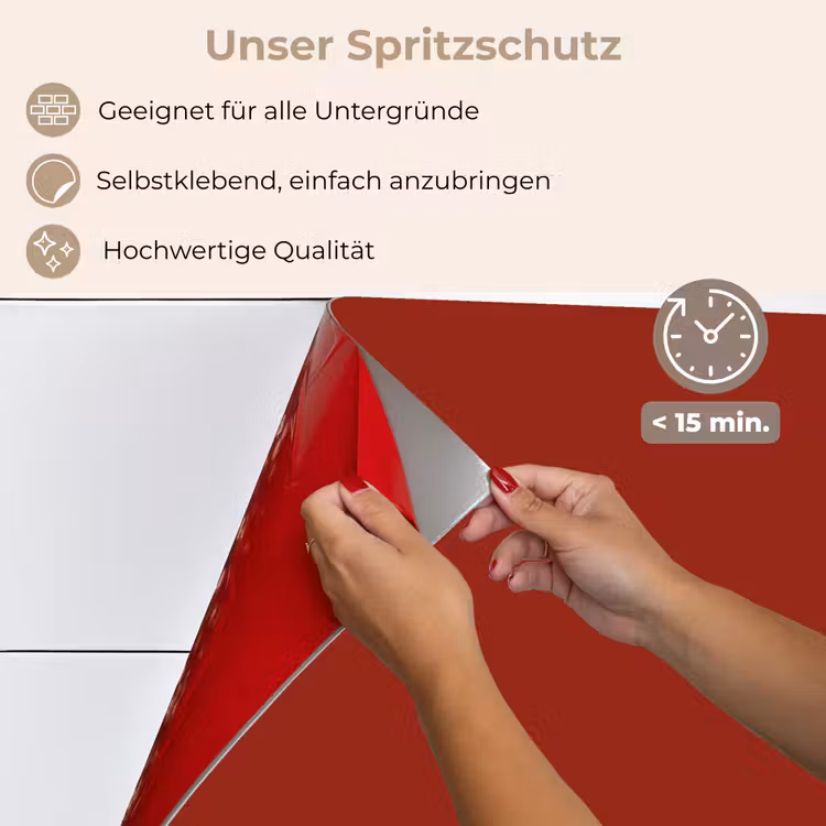 Schuin - Loveyou - Rood keuken achterwand spatscherm klein -spatscherm_DE