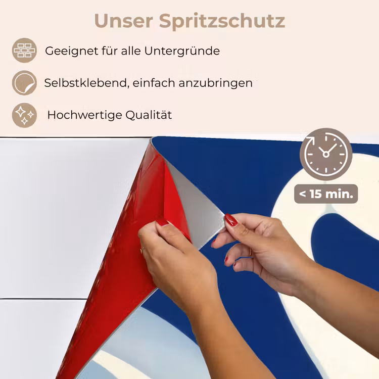 Zwaan - Wit - Snavel - Illustratie keuken achterwand spatscherm klein -spatscherm_DE