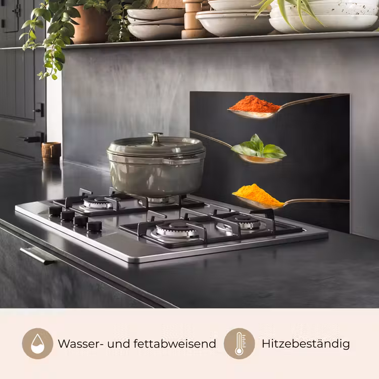 Zwevende Smaakaccenten keuken achterwand spatscherm klein -usp_DE