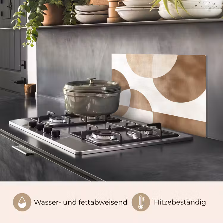 Snijdende cirkels - Overlappende vlakken keuken achterwand spatscherm klein -usp_DE