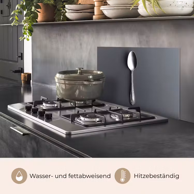 Zilver - Metaal - Lepel keuken achterwand spatscherm klein -usp_DE