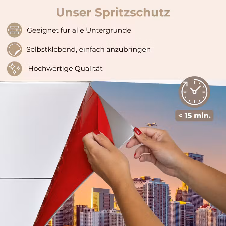 Skyline - Gebouwen - Steden keuken achterwand spatscherm klein -spatscherm_DE