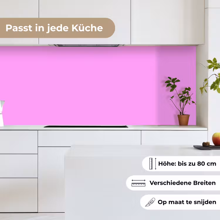 Soft - Lavender - Roze keuken achterwand 2 middel 871 -sfeer4_DE