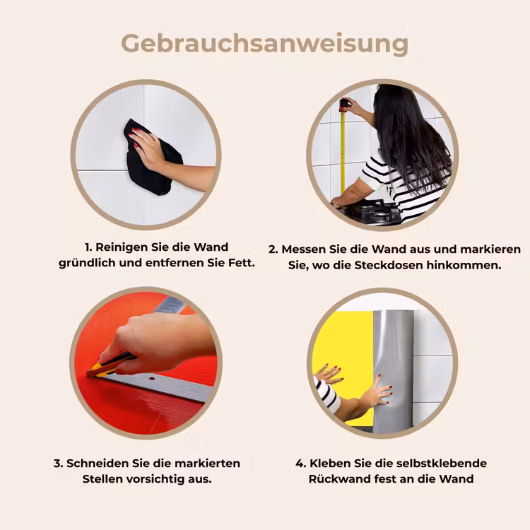 Soft - Custard - Geel keuken achterwand 2 middel 871 -gebruiksaanwijzing_DE