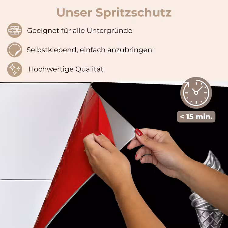 Softijs - Realistisch - Futuristisch keuken achterwand spatscherm klein -spatscherm_DE