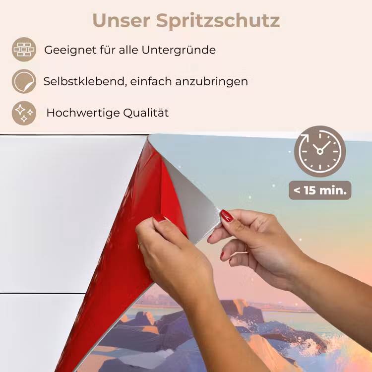 Zomerlicht - Strand - Fonkelende accenten keuken achterwand spatscherm klein -spatscherm_DE
