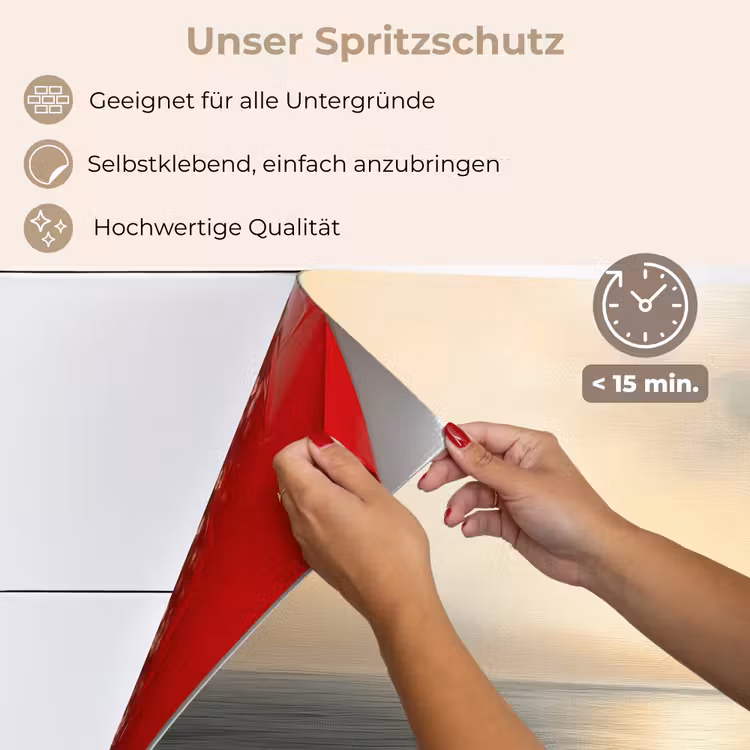 Zon - Horizon - Zee keuken achterwand spatscherm klein -spatscherm_DE