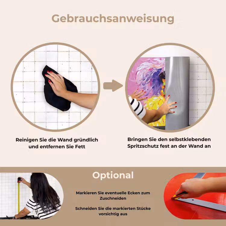 Zonnebril - Vrouw - Jas - Veren keuken achterwand spatscherm klein -gebruiksaanwijzing_DE