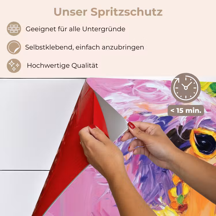 Zonnebril - Vrouw - Jas - Veren keuken achterwand spatscherm klein -spatscherm_DE